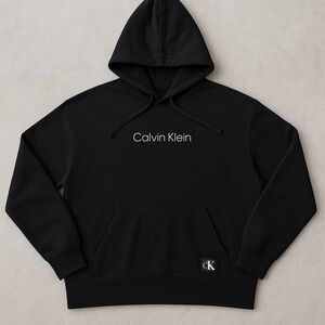 Calvin Klein Men's Black Hoodie